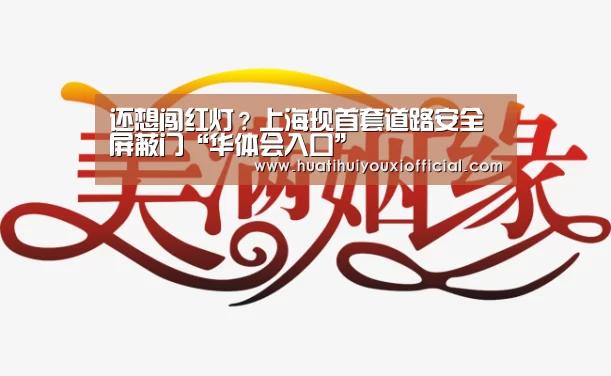 还想闯红灯?上海现首套道路安全屏蔽门“华体会入口”(图1) 华体会游戏